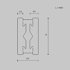 Шинопровод Maytoni Busbar trunkings Flarity TRX154-111BS