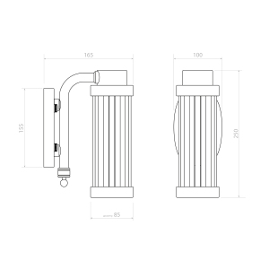 Настенное бра Covali WL-38003