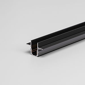 Шинопровод Elektrostandard Slim Magnetic Slim Magnetic Шинопровод встраиваемый под ГКЛ 12,5мм (черный) (2м) 85207/00