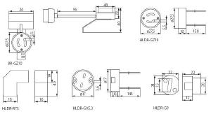 Патрон Kanlux Hldr-R7S 405