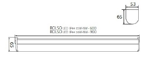 Мебельный светильник Kanlux Rolso 26700