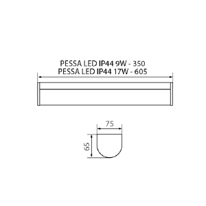 Мебельный светильник Kanlux Pessa 27531