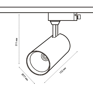 Трековый светильник Volpe Ulb-q276 ULB-Q276 32W/4000К WHITE