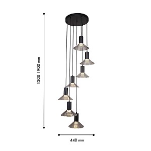 Люстра каскадная F-Promo Feris 4622-7P