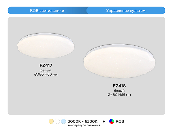 Светильник потолочный Ambrella Dance FZ417