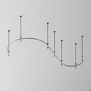 Шинопровод круглый из полукругов 1200мм Maytoni Busbar trunkings Flarity TRX154-2SR-D1200-B